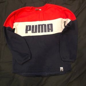color block puma crew